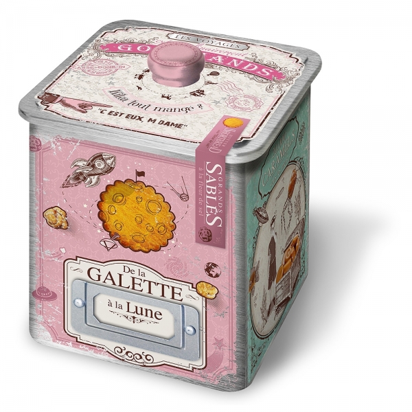 boite à gâteau les voyages gourmands - sablés 350g