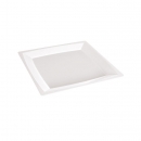 12 grandes assiettes milan en plastique blanc 24 cm